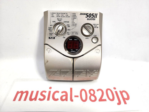 Zoom 505ii silver guitar - zoom,