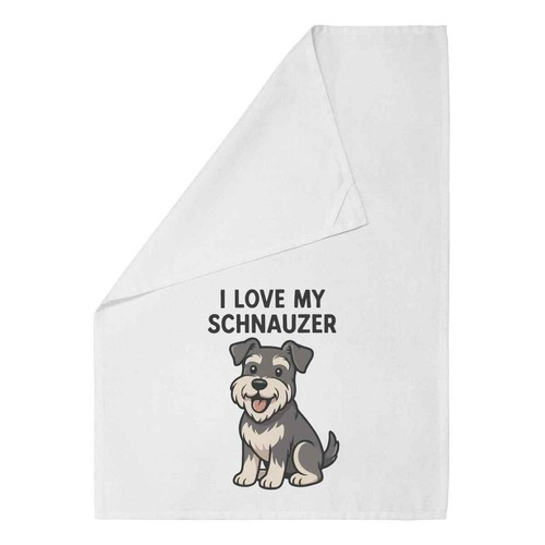 Love schnauzer white - 'i,