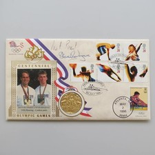 1996 Centennial Olympic Games Gold Medal Winners First Day PNC Covers - Benham