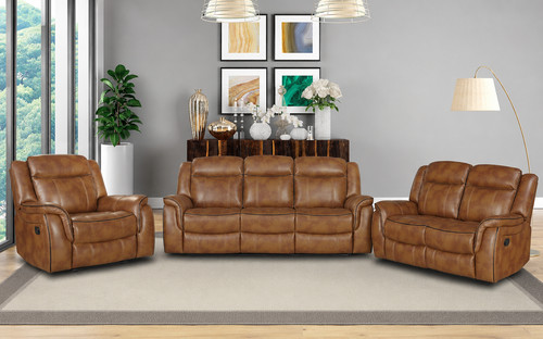 Tan brown leather - brown,