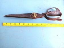 Antique 14" pair of tailor / dressmaker  scissors