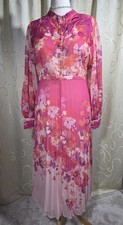 Monsoon  Dress Size 22 Pink
