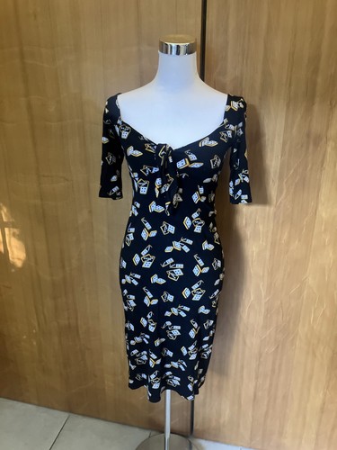 Agnes domino pattern jersey - b,