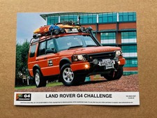 Land Rover G4 Challenge Press