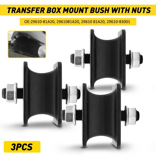 Abs black gearbox mount - black,