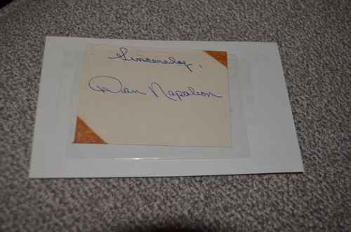 Danny napoleon signed - danny, on