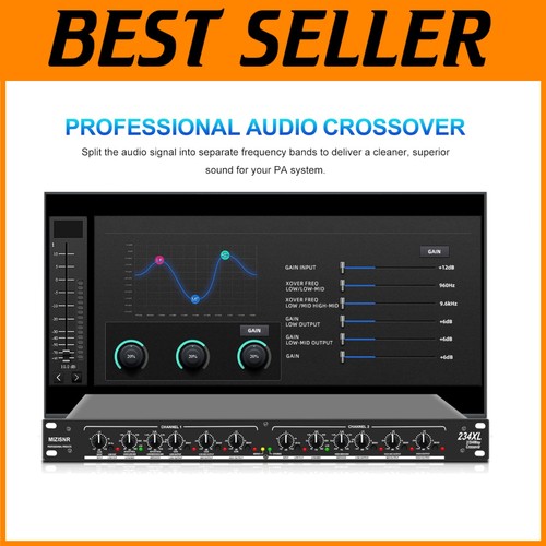 Professional audio crossover - professional,