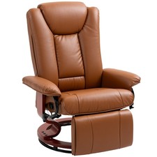 HOMCOM PU Leather Reclining