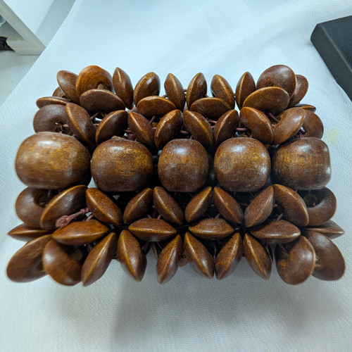Chunky wooden bead stretch - chunky,