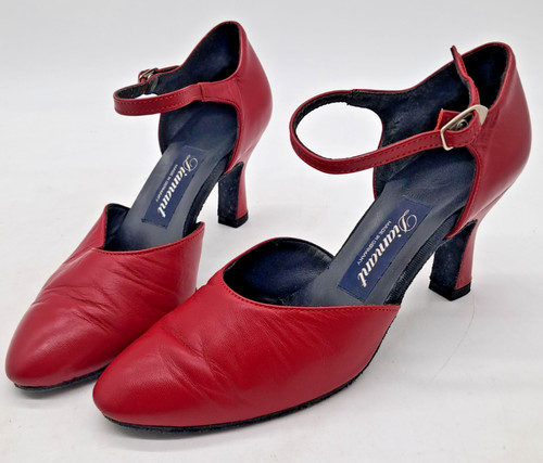 Ladies red diamont dance shoes - ladies,