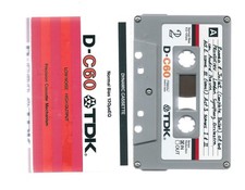 Vintage TDK D-C60 Audio Cassette Tape