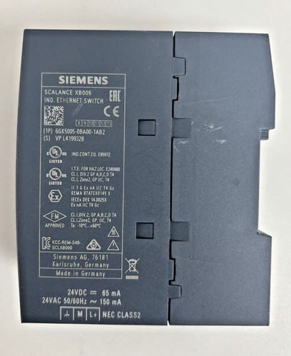 Siemens scalance xb005 - scalance, ind