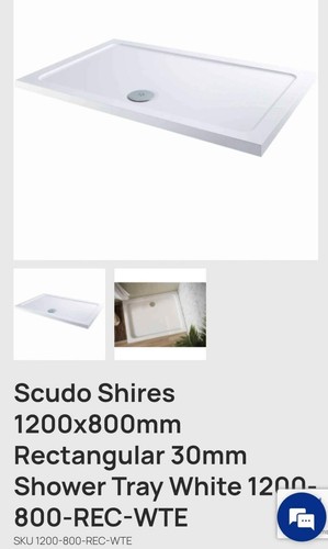 Scudo shires shower - shires, tray