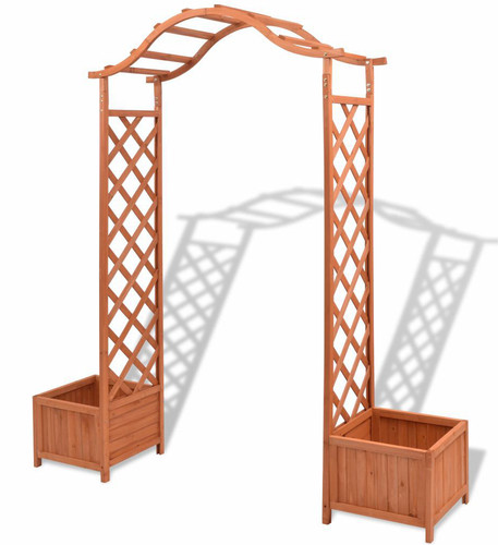 Wooden garden trellis rose - wooden,