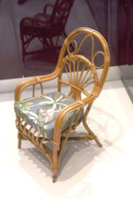ANTIQUE Childs Bamboo Chair &
