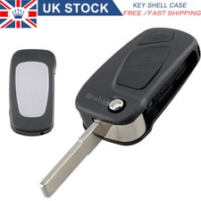 for 2008 - 2016 Ford KA MK2 3 Button Flip Remote Key Fob Case Shell + Rubber Pad