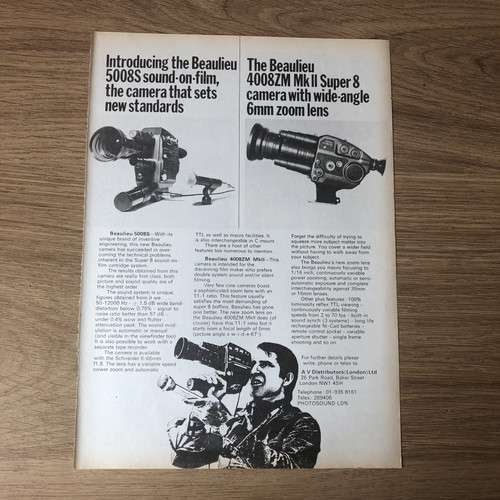 Cams40 magazine advert 11x8 - magazine,