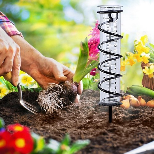 Rain gauge for measuring - rain,