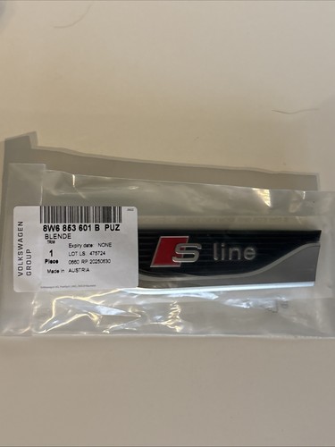 Genuine audi line left - genuine, s-line