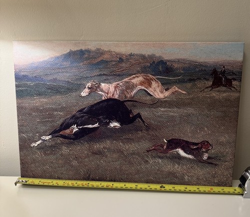 Hunting scene colour - colour, on