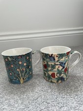 William Morris Birds The Leonardo Collection Fine China Mugs