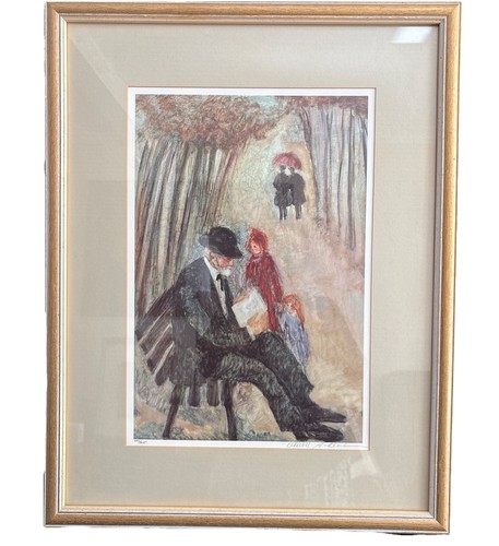 Barbara wood lithograph - a,