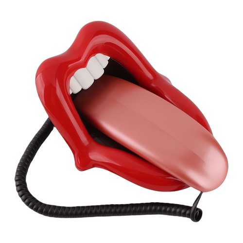 Red mouth telephone - *red,