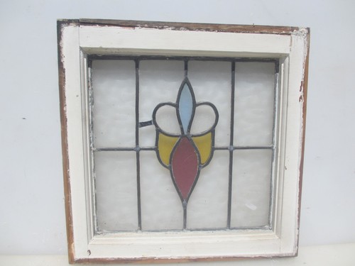 Antique stained glass window - stained,