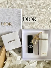 DIOR Limited Ed. Gift Set:💄Rouge 720 ICONE SATIN•Lipstick Holder Case Key Charm