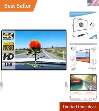 Compact 4K HD Projector Screen