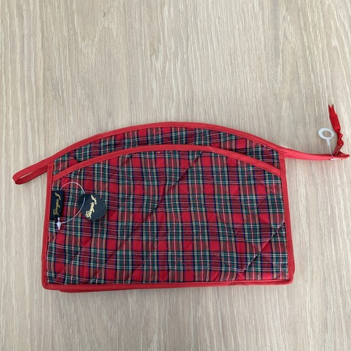 Unisex tartan washbag travel - unisex,