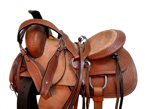 Western trail saddle hard - trail, seat