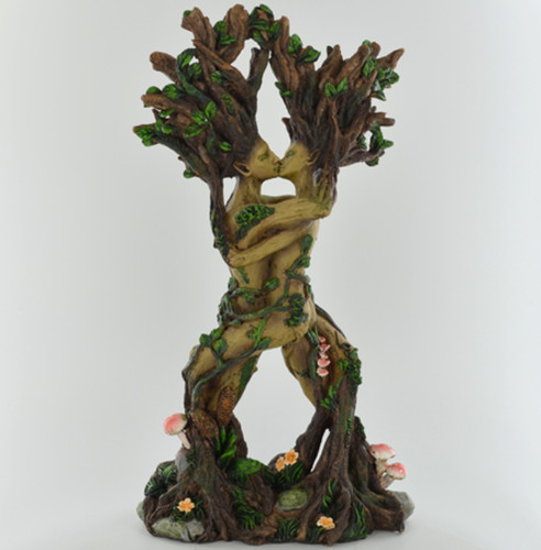 Tree lady entwined garden - lady,