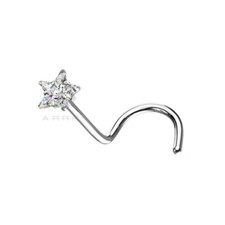 Nose Stud Screw Prong Set 3mm
