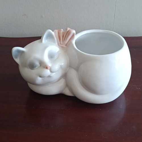 Vintage white ceramic italian - vintage,