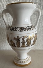 Vintage white Greek ceramic