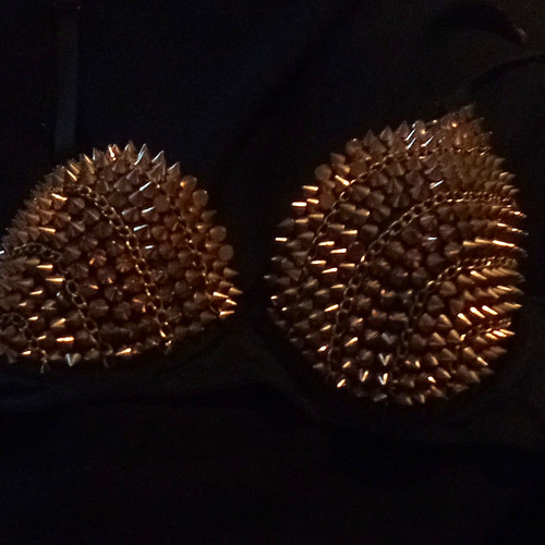 Spiked studded chain push - spiked,