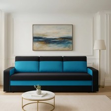 Pull-Out Sofa Bed 3 Seater