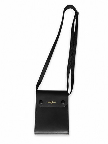 Fred perry black leather - perry,