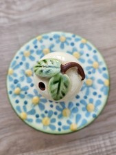 Antique Coxwold Pottery Apple Pie Bird Chimney Funnel Circa 1900 Very Rare