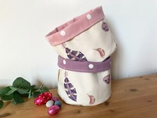 Handmade Easter fabric storage