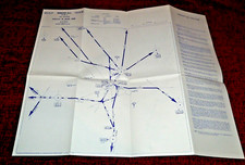 Vintage AERAD FLIGHT GUIDE - FRANKFURT Main S.I.D's - EXCELLENT