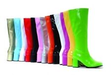 Men's Fancy Dress Sexy GoGo Knee High Boots Cool 60's 70s Disco Party Sizes 9-12