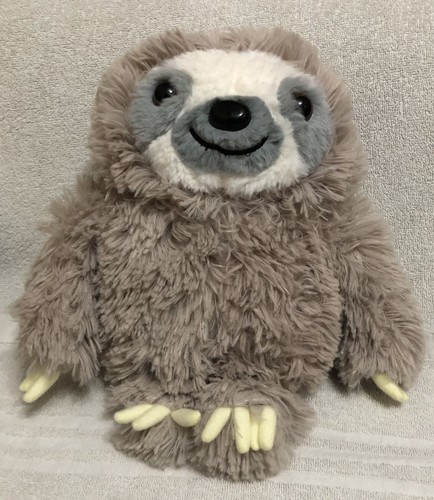 Grey white sloth - grey, teddy