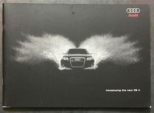 AUDI RS4 Car Sales Brochure