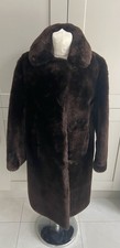 Womens  Vintage Eric’s Of Southampton Brown Beaver Coat Size Medium