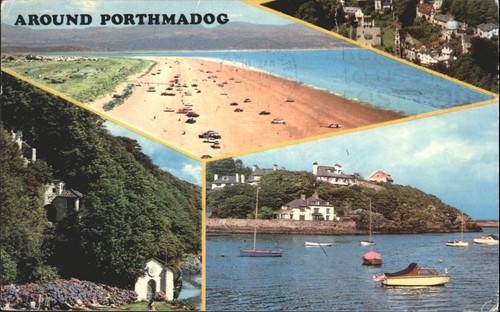 Vintage porthmadog postcard - vintage,