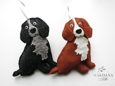 Handmade Felt Dog Cocker