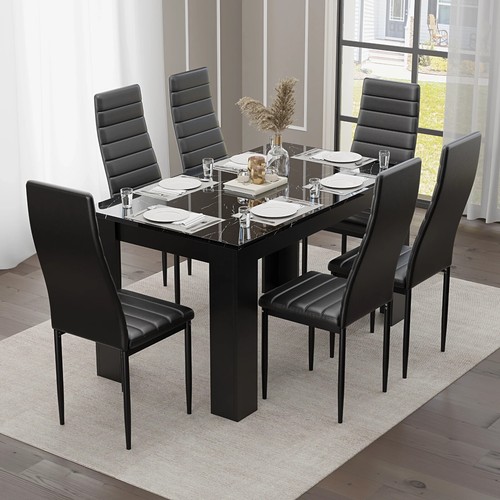 High gloss dining table and - high,