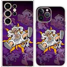 Luffy One Piece Straw Pirate Gear 5 Case Cover Silicone / Shockproof / MagSafe